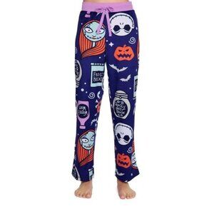 Disney's The Nightmare Before Christmas Women's Sueded Fleece Pajama Pant Small